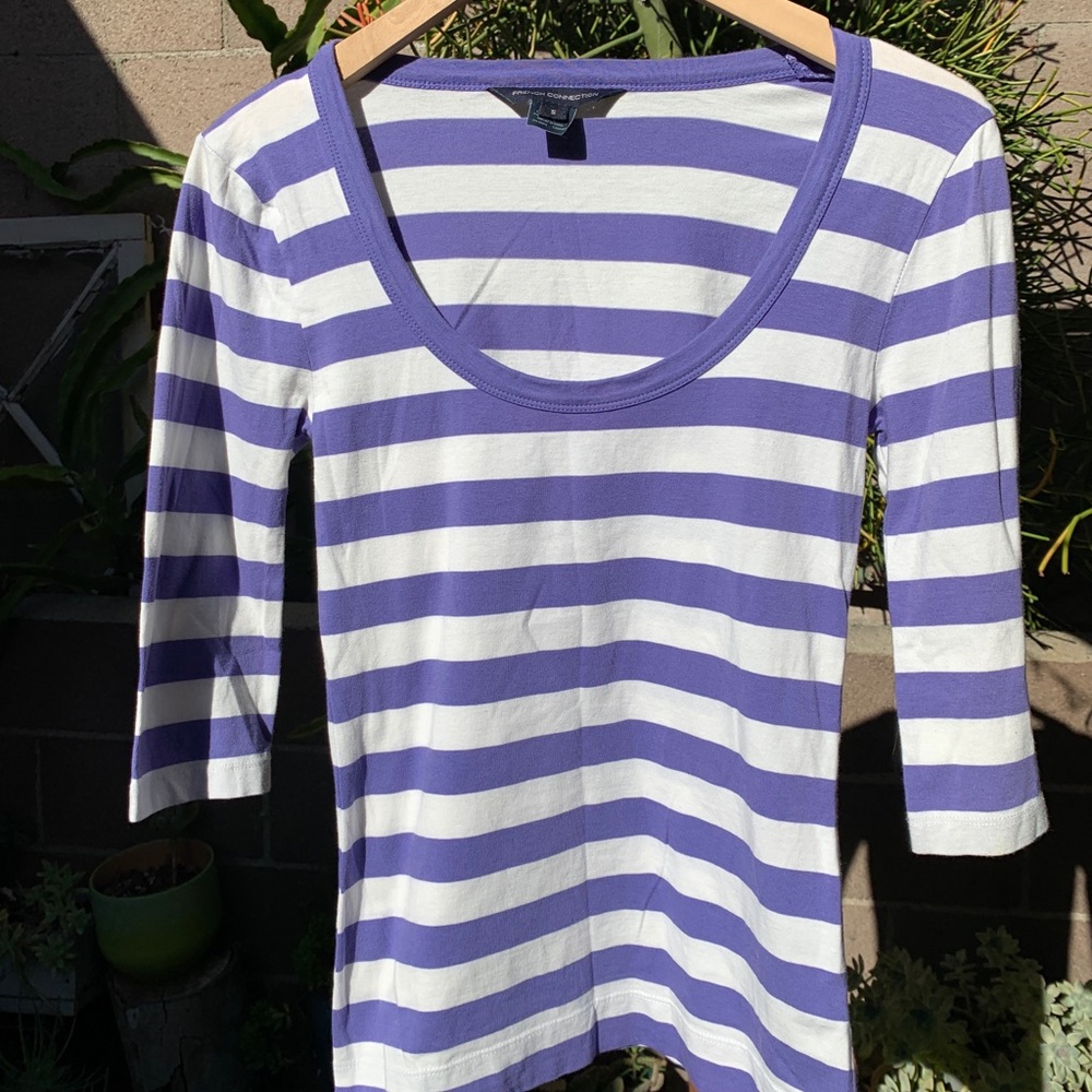 French Connection Striped Top